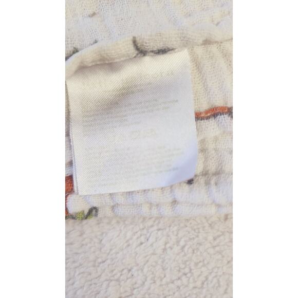 Little Unicorn Baby Swaddle Organic Muslin Cotton Blanket 49x42” Woodland Fox - Picture 7 of 8